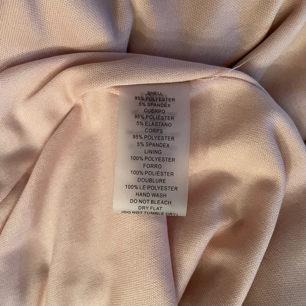 NWT Blush Pink Vince Camuto Sequin Dress Holiday Party Formal New Years Eve - Picture 13 of 14